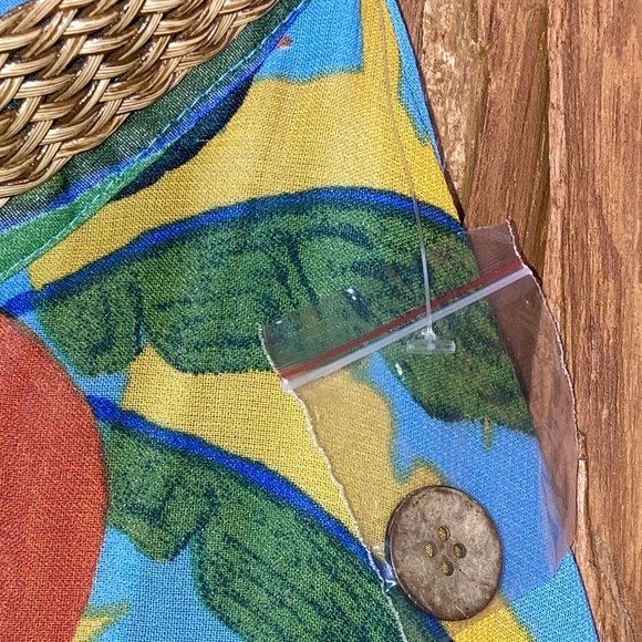 Truly 4 You Bright Floral Skirt Womens M A-Line Long Sheer Over Short Under Belt - Picture 6 of 10